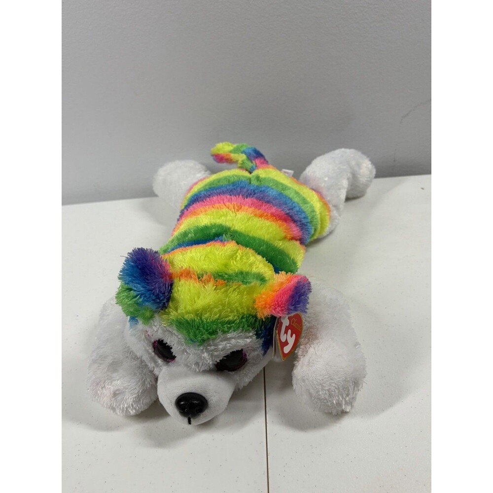 Ty Classic Great Wolf Lodge Robin Plush Stuffed Animal Colorful Dog 12" with Tag